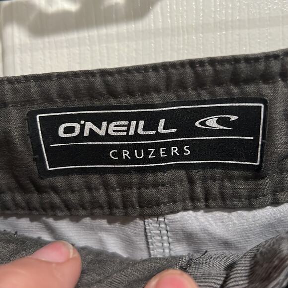 O'neill Men's Cargo Board Shorts Swim Trunks Beach Swimming Vacation Sz 31 Gray - Picture 4 of 7